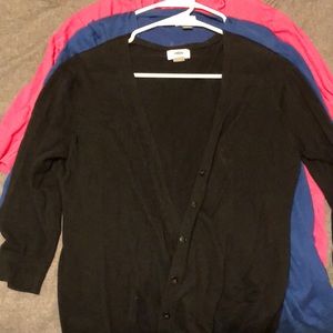 Three 3/4 Sleeve Cardigans